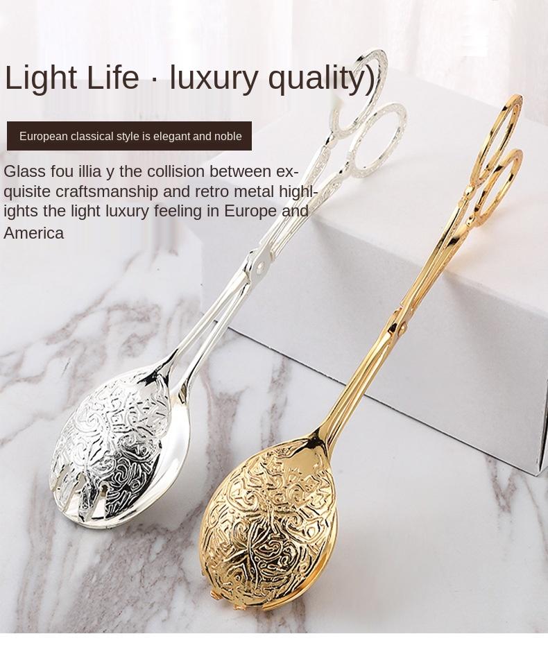 Zinklegierung Servierzange Salatclip Für Party Buffet Kuchen Dessert Küchenutensilien Multifunktionales Geschirr Werkzeugset