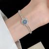 Luxury Vintage Devil's Eye Bracelet Copper Zircon Banquet Clothes Jewelry  Party Favors