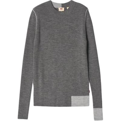 Levis Casual Simple Slim Fit Comfortable Round Neck Knitted Long Sleeve Sweater Women Sweater 0051R-0000