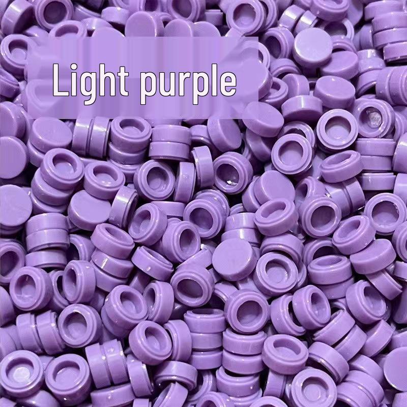 Kompatybilne Klocki Lego 98138 Okrągłe Klocki - Małe Elementy Pikselowe MOC, Luźne Płytki Gładkie 1x1 z Otworem Akcesoria