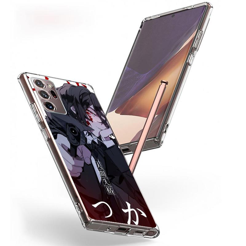Bungo Stray Dogs Dazai Cover Phone Case For Samsung Galaxy S26 S25 Edge S24 Ultra S23 S22 Plus S21 S20 FE Soft Fundas Shell Gala