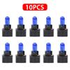 10pcs T5 Car Interior Bulb Auto Dashboard Warning Indicator Dashboard Light Bulbs Auto Interior Indicator Lamp