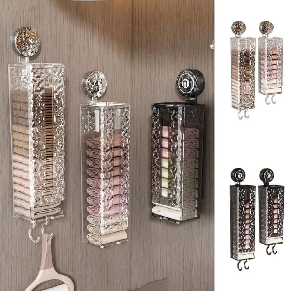 

Underwear Storage Hanging Underwear Holder Wall Mount Garbage Plastic Bag Dispenser Transparent S