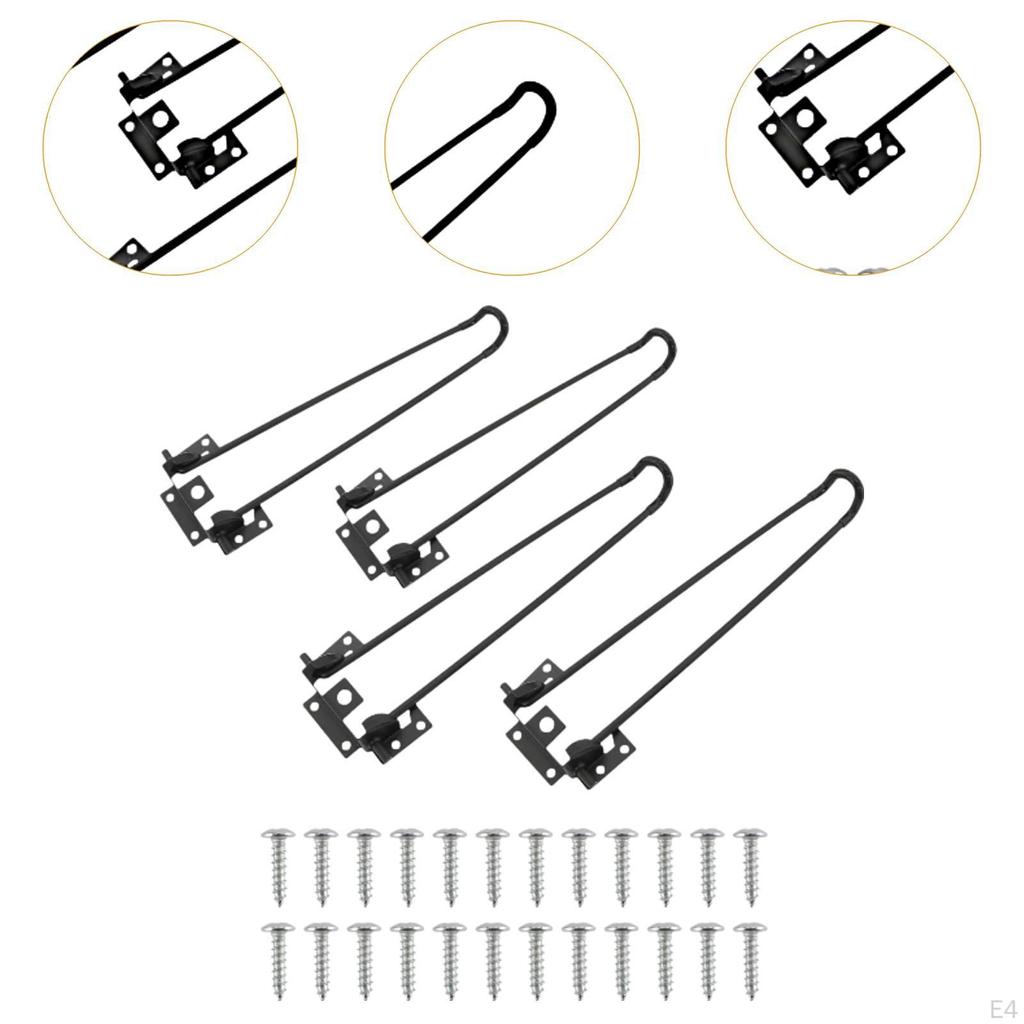 4 kusy skládací stolní nohy Venkovní Snadná instalace Heavy Duty Přenosný Stabilní pro