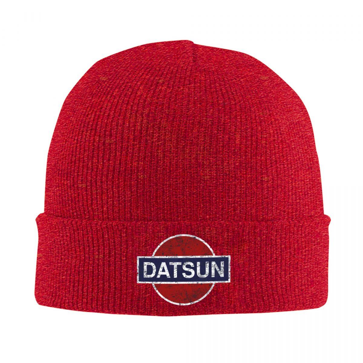 

Datsun Vintage Car Warm Knitted Cap Hip Hop Bonnet Hat Autumn Winter Outdoor Beanies Hats for Unisex Adult One Size
