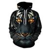 Autumn New Tiger Series Printed Sweatshirt 3D Sweatshirt Men's Loose Pullover Hoodie Sweatshirt