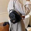 Xiaoxiangfeng Shoulder Bag, Women's New Trendy and Fashionable Diamond Grid Chain Bag, Versatile Travel Backpack