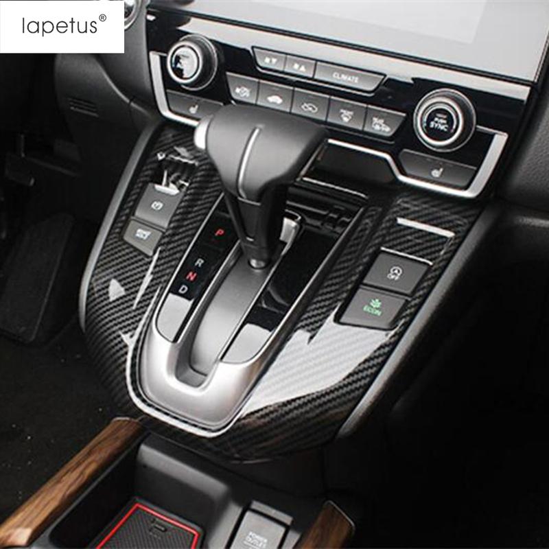 Car Central Control Gear Shift Panel Frame Decoration Cover Trim ABS Matte Accessories Interior For Honda CR-V CRV 2017 -