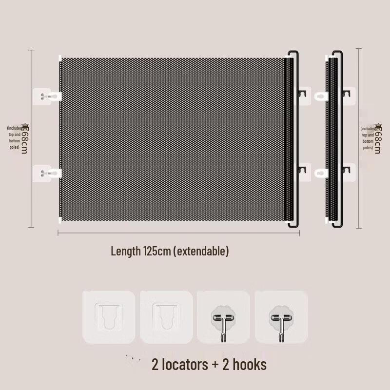 SEE KEAN Retractable Pet Safety Gate