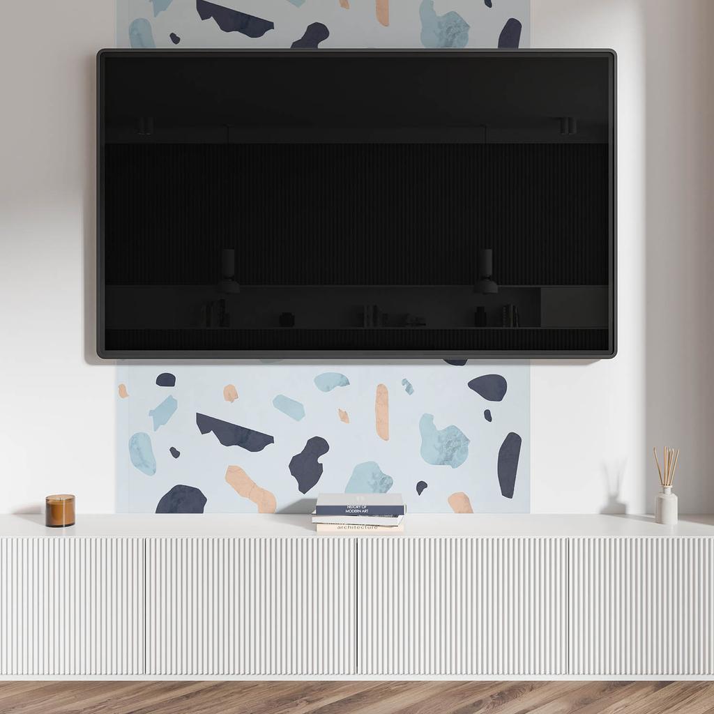 Samoprzylepny Element Dekoracyjny Winylowy Do Domu 120X60 Cm Abstrakcyjny Wzór Kamieni