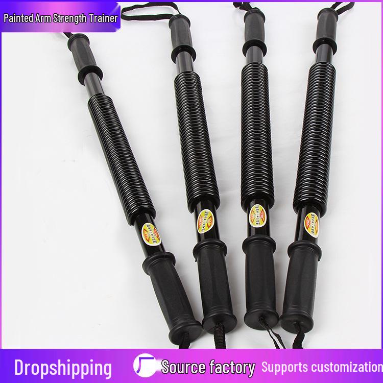 

Двухпружинный эспандер для рук и фитнес-колесо для пресса Black 20kg Arm Strength Device