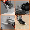 4-12Pcs Diamond Oscillating Tool Blade Set DIY Multi Tool Mortar Cutting Saw Blades Precise for Grout Removal, Soft Tile Cut