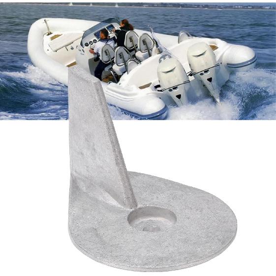 Fydun Boat Motor Trim Tab Anode, Aluminum Alloy 822157T2 Trim Tab Anode Replacemet for Mariner 25‑50 2 4 Stroke