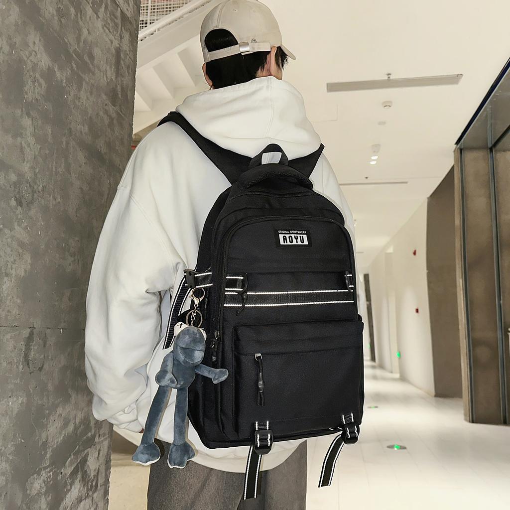 Schoolbag1011 new large-capacity backpack male and female college students schoolbag junior high school students travel computer backpack