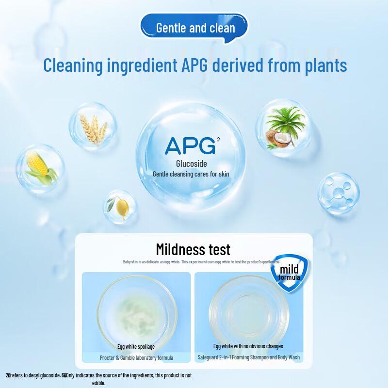 Safeguard Kids 2-in-1 Bubble Wash (Fruit Scent)