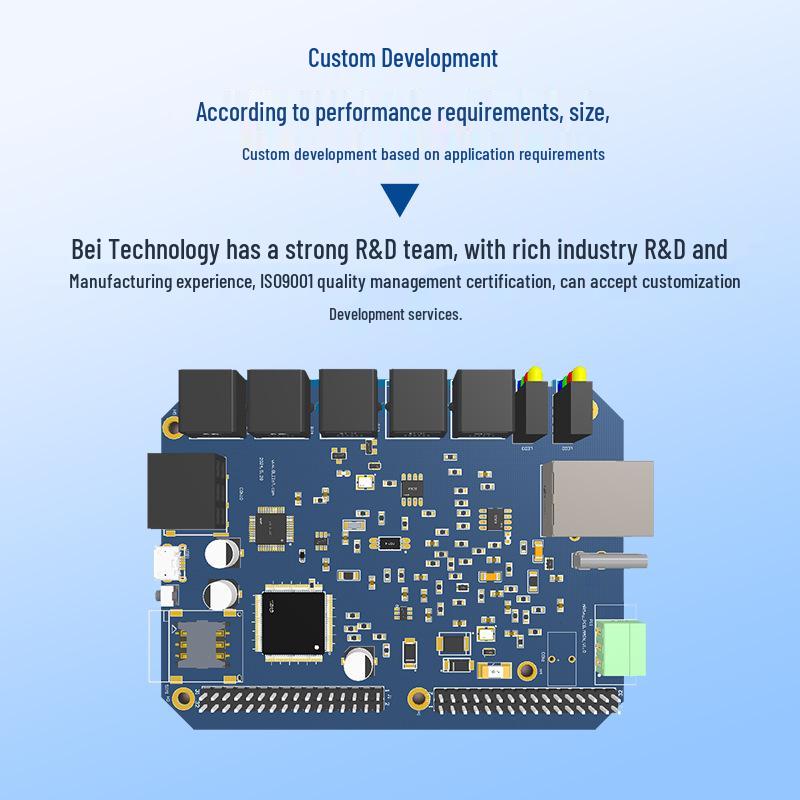 Barium Rhenium BL335 ARM Industrial Edge Gateway: Dual-core A7 with 4000+ IO Combinations and Industrial-Grade Anti-Interference.