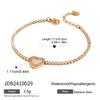 Stainless Steel Zirconia Bracelet - Elegant and Luxurious Women's High-end Jewelry, Titanium Steel Hand Accessory