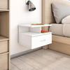 VidaXL Floating Bedside Table White 40x31x27 Cm Engineered Wood 800405