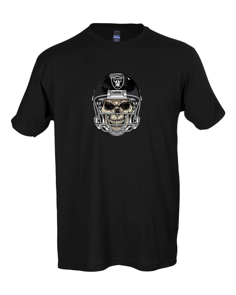 Las Vegas Raiders Skull HelmeT-Shirt 6 Sizes!! S-5XL L