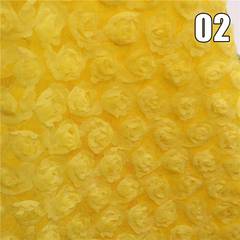 3D Rosen Blumen Tüll Mesh Stoff Exquisite Stretch Spitze Rosen Stickerei Stoff DIY Nähen Schleife Hochzeitsfeier Kleid Dekor Handwerk
