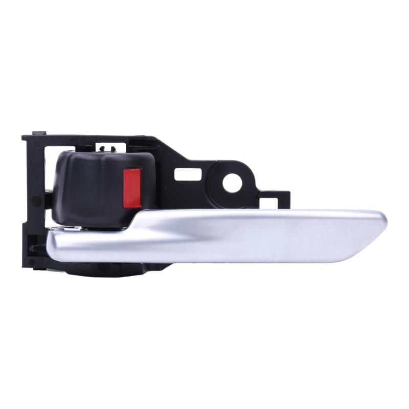 Clip-Mount Interior Door Handle Assembly 6920602380C0 for 2020-2024 Hiace with Silver Lever and Textured Black ABS Housing Frame