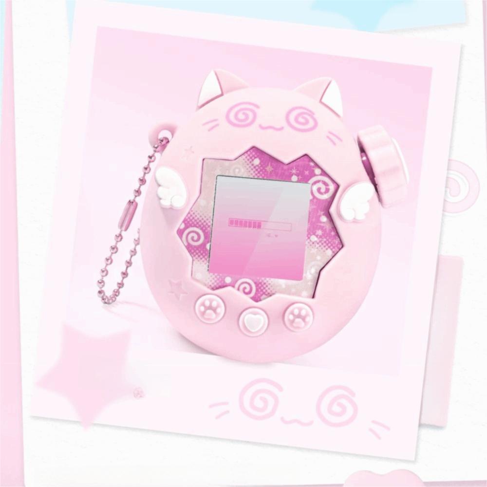 With a Knob Cover Protective Shell for Tamagotchi Paradise Electronic Pets Game Toys