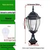 European Style Outdoor Waterproof Pillar Lamp for Villa Entrances and Community Courtyards