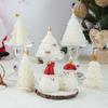 Factory Christmas Souvenirs Christmas Tree-Shaped Geometric Scented Candles Atmosphere Decoration Ornaments