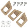 BMW 5 F10 F11 09-17 Set of Interior Door Handles Front and Rear 7 Pcs. SET BEIGE