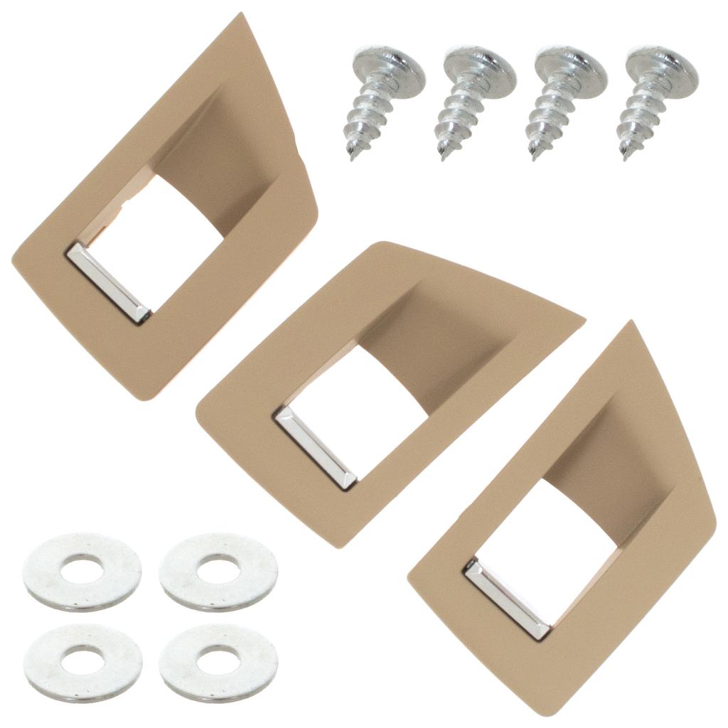 BMW 5 F10 F11 09-17 Set of Interior Door Handles Front and Rear 7 Pcs. SET BEIGE