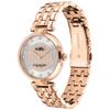 Coach Park Silver Dial Rose Gold Steel Strap Watch for Women - 14503735