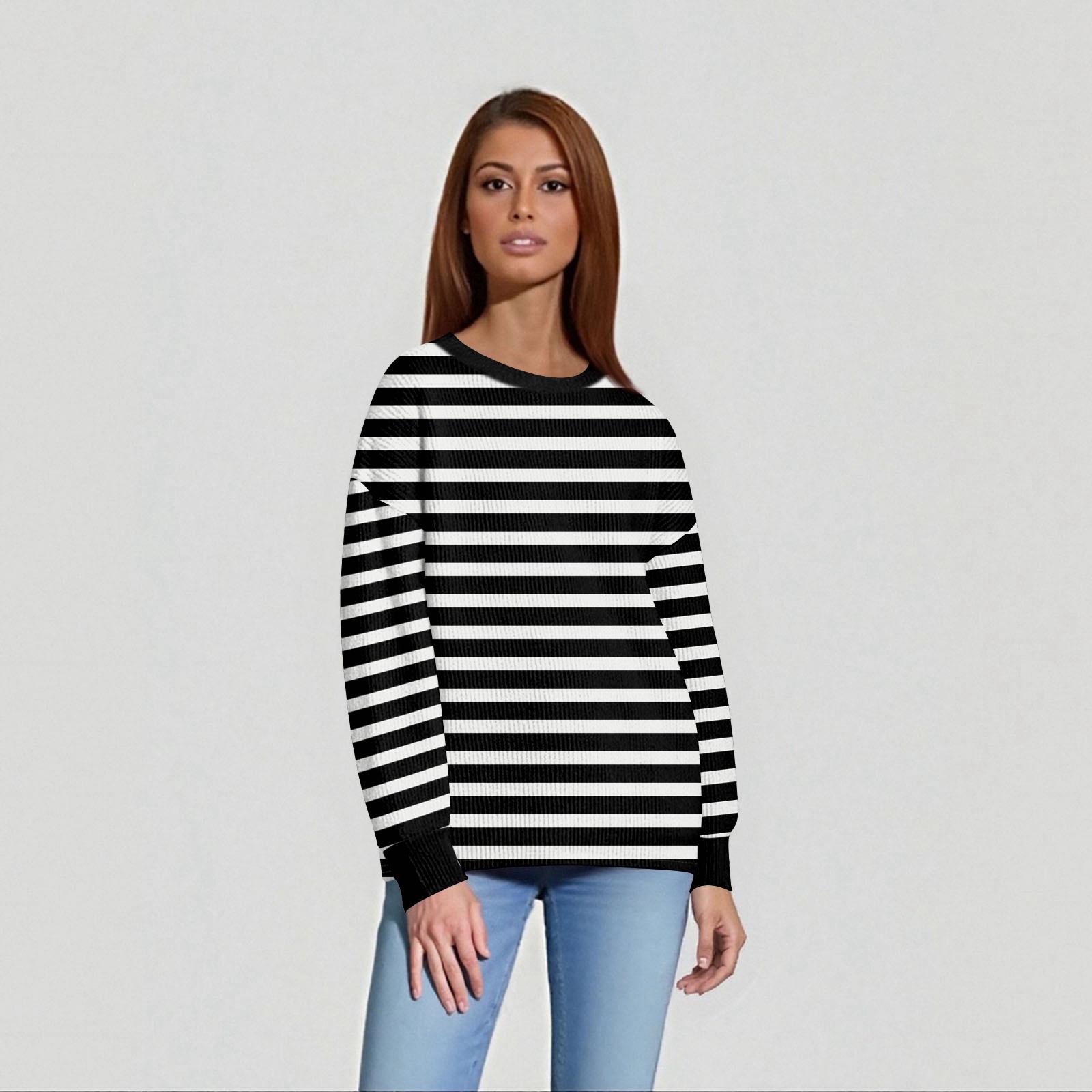 

Женские повседневные топы на каждый день Вязаный свитер XXL