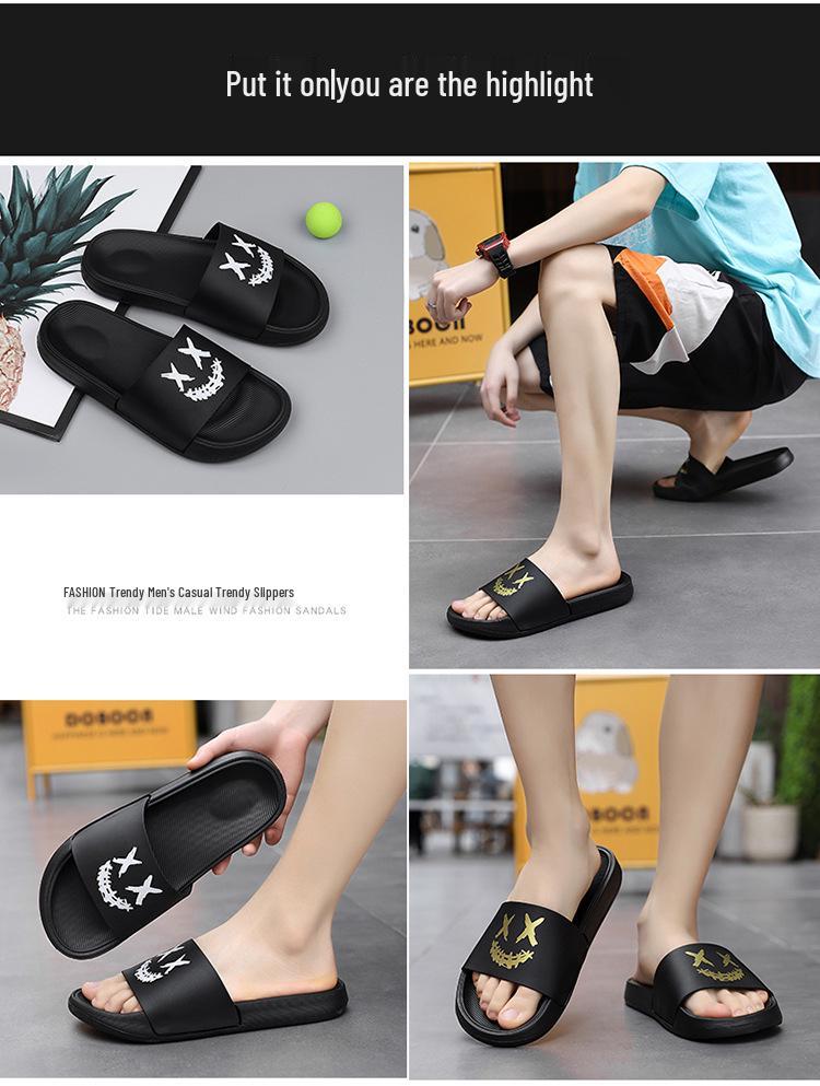 Men's 2026 Non-slip Casual Flip-flops: Wear-resistant, Comfortable, Versatile for Home, Dorm, Sport, and Beach.
