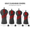 Cross-Border Golf Club Head Covers: Digital Stripe Design