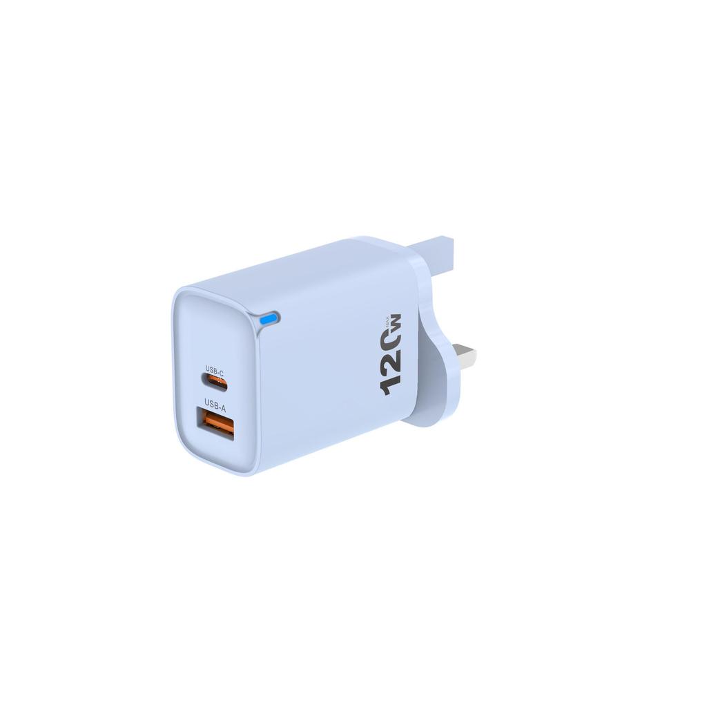 Macaron A+C PD20W Fast Charger with UK/US/EU Plugs