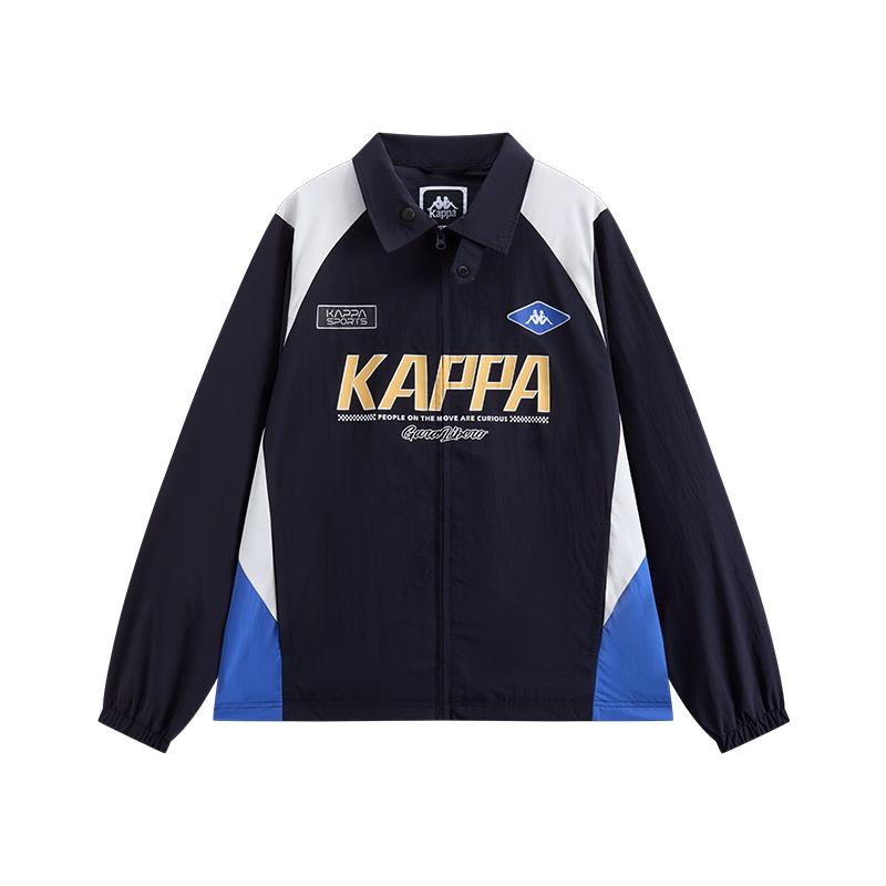 Kappa 2026 Unisex Hooded Color-Block Racing Sport Jacket 2XL