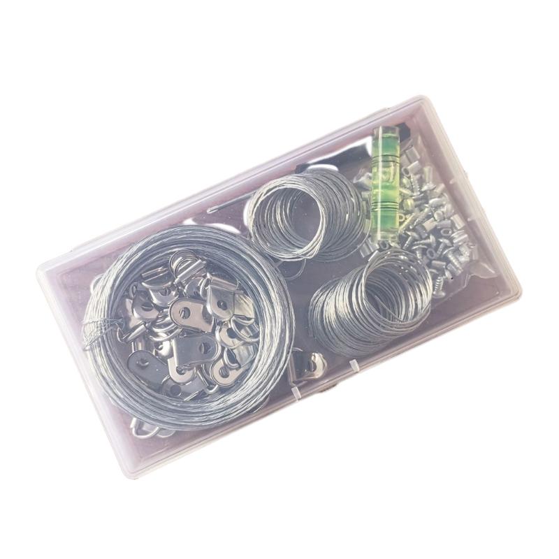 105pcs Professional Grades Hangings Kits Comprehensive Kits for Picture Frame Photo Hangers Photos Tool with screws