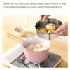 18cm Household Non Stick Milk Pot Stone Color Baby Multi-functional Cooking Pot Baby Food Boiling Special Pot Clay Pot
