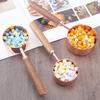Wood Handle Spoon Vintage Metal Melting Spoon Waxes Melting Spoon for Seal Stamp Envelope Letter Art Craft Embellishment