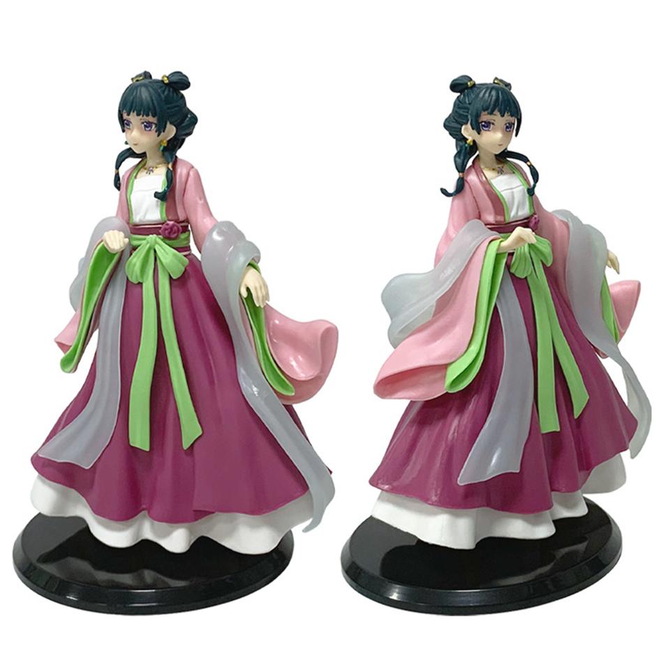 18Cm Anime Figure The Apothecary Diaries Maomao Jinshi Figure Anime Kawaii Sitting Toys Desktop Car Ornaments Model Toys Gifts