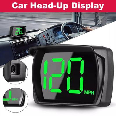 Digital Speedometer Head Up Display Big Font Speed Real Time Display GPS Kmh HUD for All Cars Car Electronics Accessories