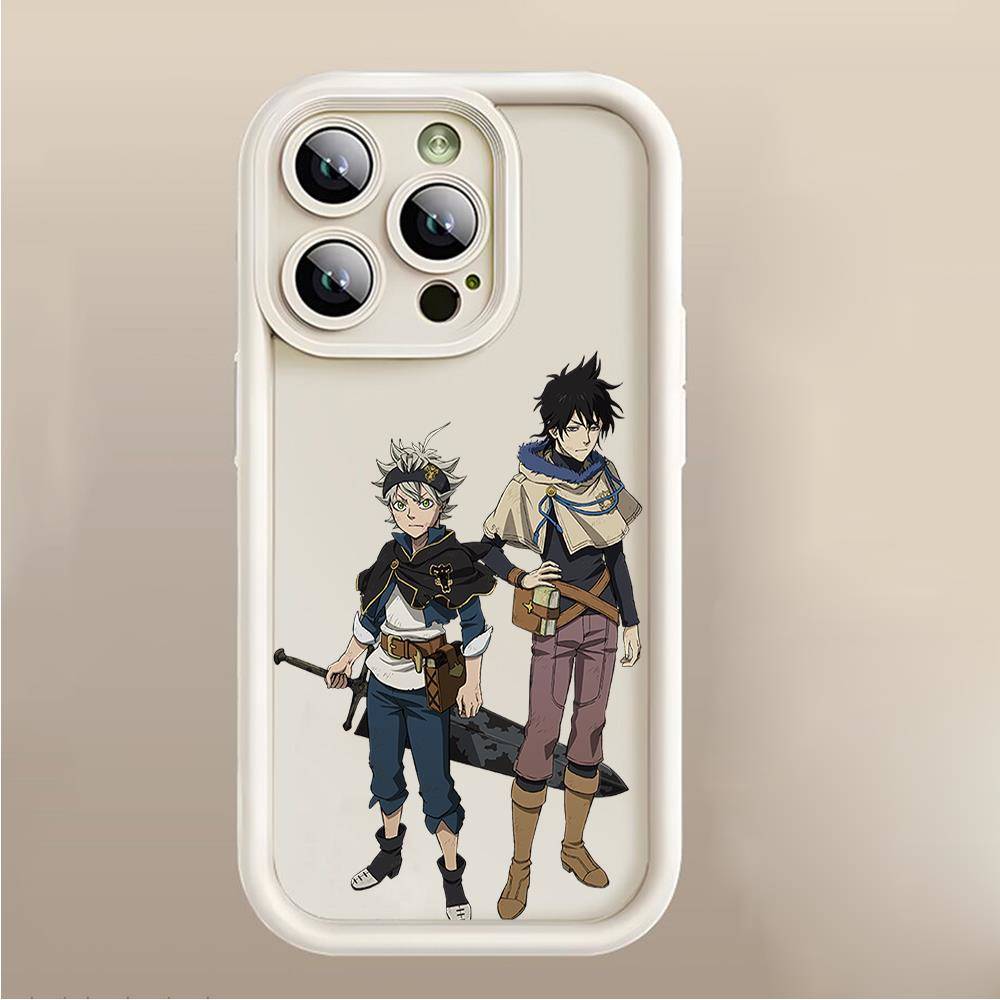 D-54 Black Clover  Case for iPhone 15 14 13 12 8 Plus Samsung S24 S23 Ultra A04S A05S Huawei P40 P50 P60 Nova 11 Pro Max OPPO A17K Reno 10