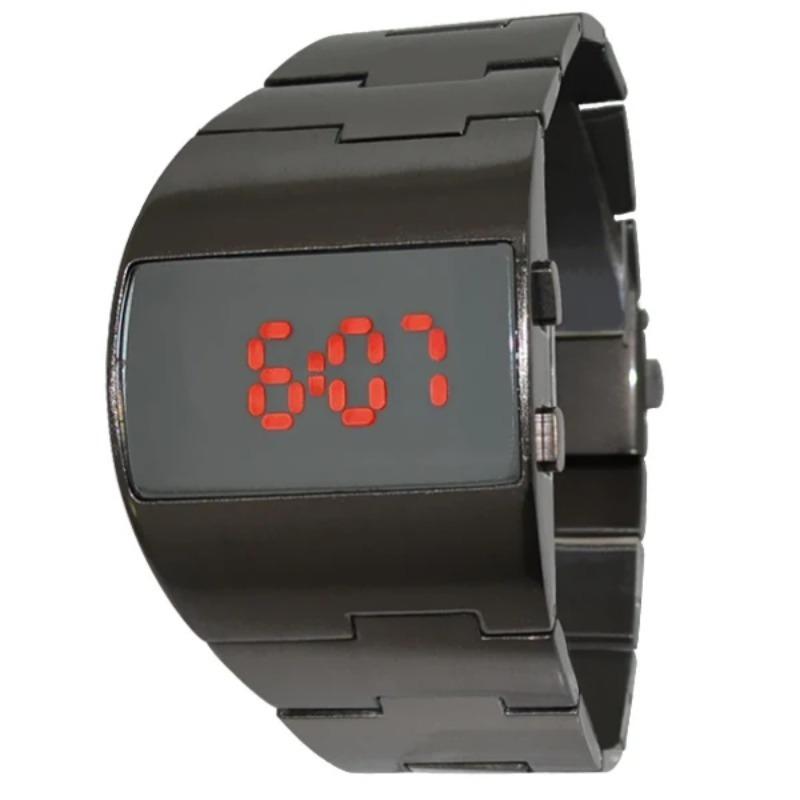 

New Luxury Heavy Watch Men Led Digital Watches Full Black Electronic Wristwatches Men Sport Watches Reloj Hombre Montre Homme