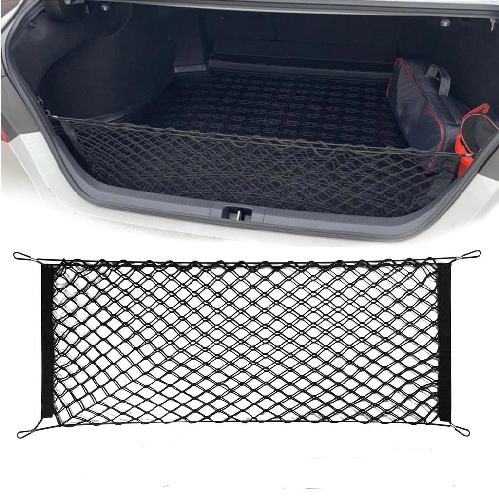 Cargo Net Trunk Bed Organizer Mesh Storage Net Truck Accessories Bed Grocery Holder for SUV Car Pickup Truck Bed