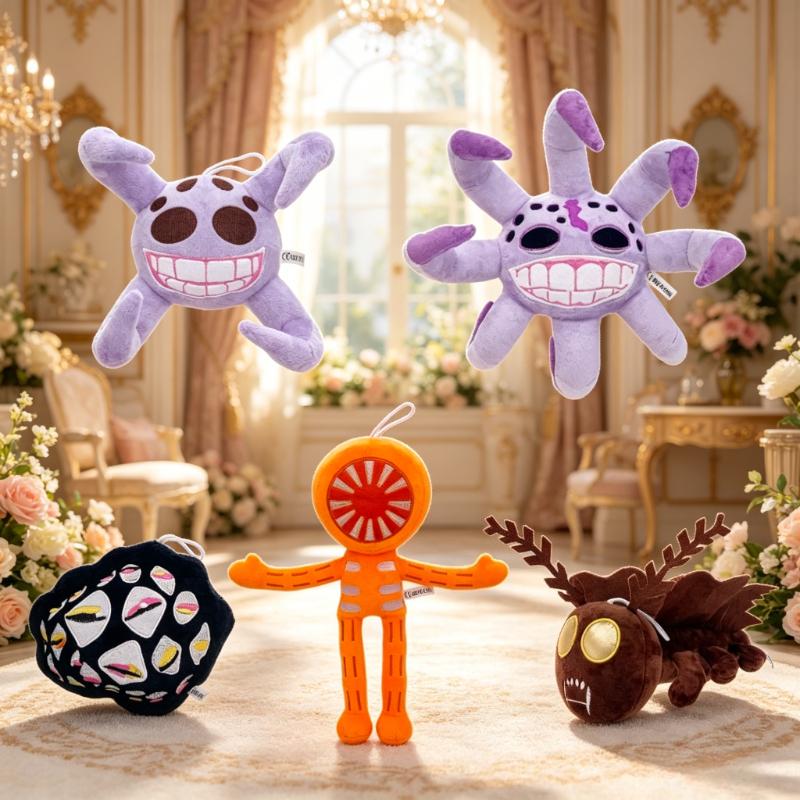 Porte Piano 2 Peluche Risata Porte el Porte Cerca Peluche Bambola Gioco Horror Porte Figura Cerca Cartone Animato Anime Peluche