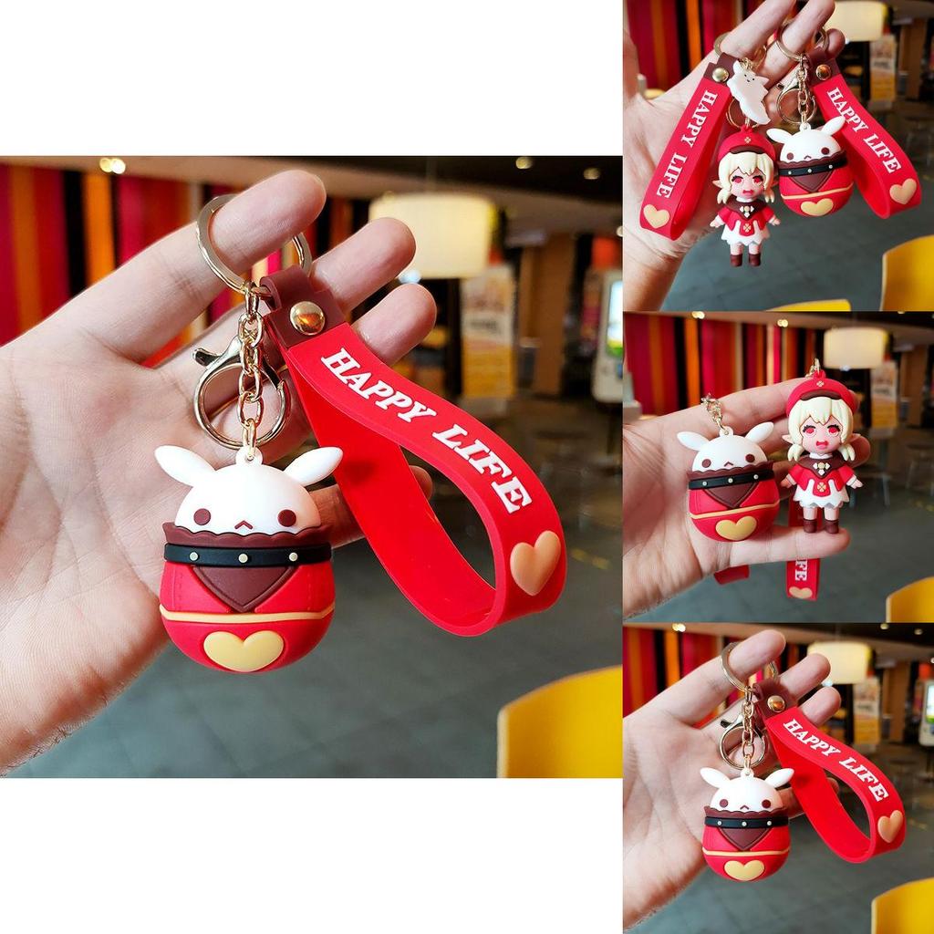 Adorable Genshin Impact Klee Bomb Doll Keychain Perfect For Cosplay And Gifts