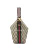 Gucci Ophidia Detachable Shoulder Strap Zipper Closure Supreme Canvas Handheld Single Shoulder Bag Women'S Brown