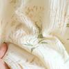 Women's Three-Piece Pure Cotton Gauze Pajama Set - Short Sleeve and Long Pants