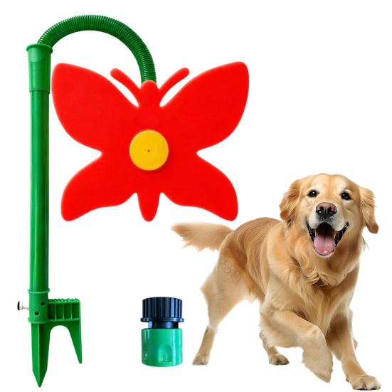 Aspersor de Jardín de Mariposas, Aspersor de Agua para Césped Giratorio de 360 Grados, Divertido Aspersor de Mariposa Danzante para Riego de Jardín en el Patio, Perros Niños Exterior