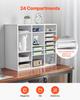VEVOR Literature Organizer, 24 Compartments Office Mailbox with Adjustable Shelves
